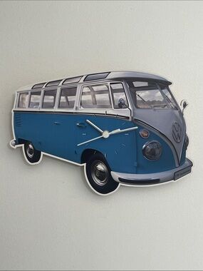 Volkswagen Bus Retro Wall Clock